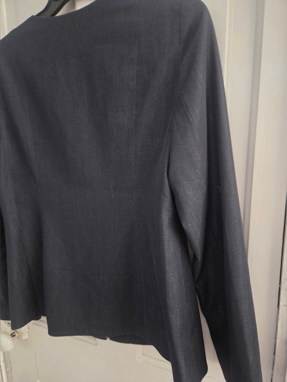 Dana Buchman Navy Zip Front Women's Jacket Size 12 - Picture 13 of 15